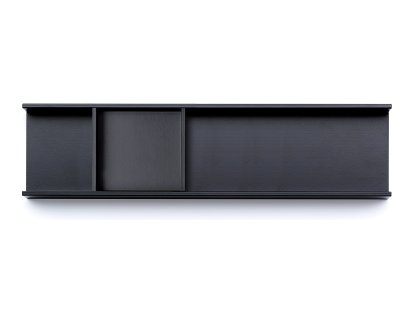 Meterware Ablageschale, Hoch (5 cm), tiefschwarz, Hoch (4,5 cm), tiefschwarz