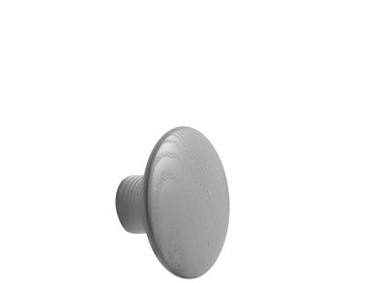 The Dots Wandhaken, S (Ø 9 cm), Dunkelgrau