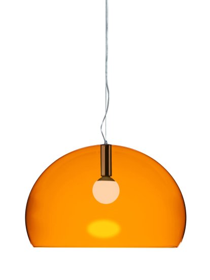 Big FL/Y Pendelleuchte, Transparent, Orange