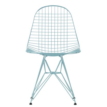 Wire Chair DKR , Pulverbeschichtet sky blue