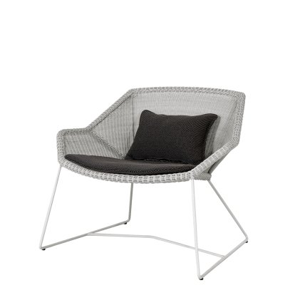Breeze Loungesessel Lowback, Taupe, Focus - Dark grey