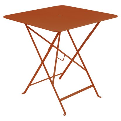Bistro Klapptisch eckig, H 74 x B 71 x T 71 cm, Kandierte Orange