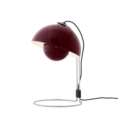 Flowerpot VP4 Tischleuchte, Dark plum