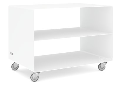 Rollwagen R 103, Einfarbig, Signalweiß (RAL 9003), Industrierollen