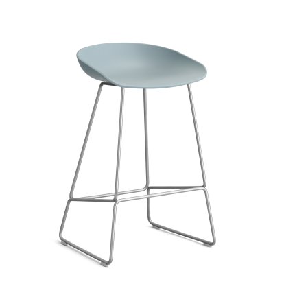 About A Stool AAS 38 Barhocker, Küchenvariante: Sitzhöhe 64 cm, Edelstahl, Dusty blue 2.0