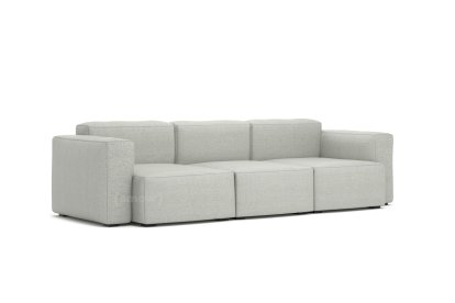 Mags Soft Sofa Kombination 1, 3 Sitzer, Hallingdal - weiß/grau