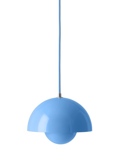 Flowerpot VP1 Pendelleuchte, Swim blue