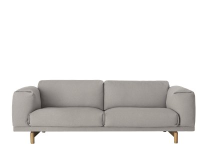 Rest Sofa, Dreisitzer, Stoff Hallingdal light grey