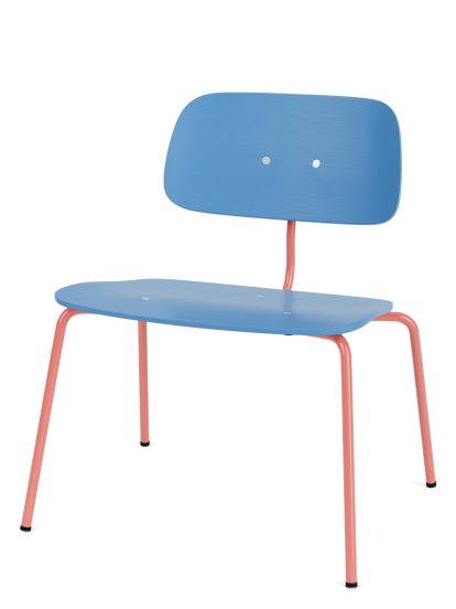 Kevi 2063 Loungestuhl, Azure / rhubarb