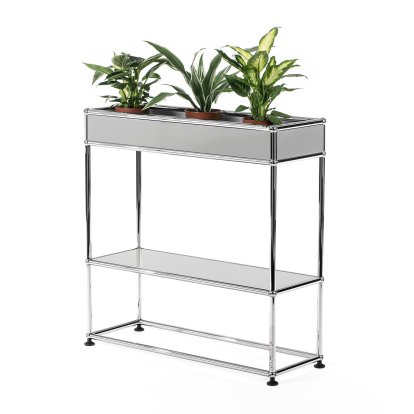 USM Haller Pflanzenbeistelltisch Typ 1, Lichtgrau RAL 7035