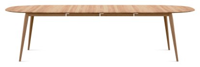 PLAYdinner Lamé Tisch, Eiche natur geölt, Mit zwei Einlegeplatten (L 180-280 cm)