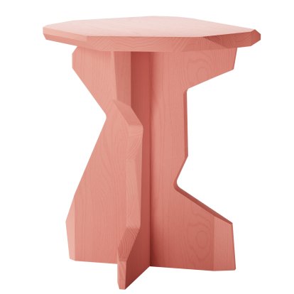 Fels Hocker, Esche soft pink