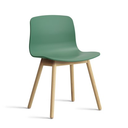 About A Chair AAC 12 Stuhl, Teal green 2.0, Eiche lackiert