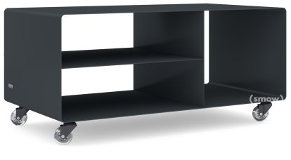 HiFi Lowboard R 104, Anthrazitgrau (RAL 7016), Transparentrollen