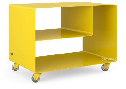 Rollwagen R 106, Einfarbig, Verkehrsgelb (RAL 1023), Transparentrollen