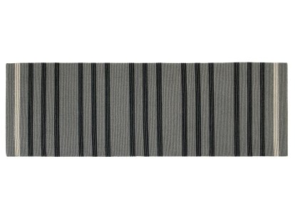 Teppich/Läufer Fleur, 80 x 240 cm, Grau/schwarz