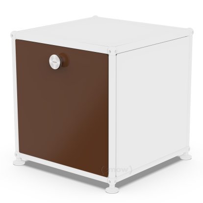 USM Haller Klapptür für USM Haller Regale, 35 cm x 35 cm, USM braun