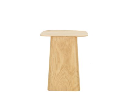 Wooden Side Table, Klein (H 39 x B 31,5 x T 31,5 cm), Eiche natur