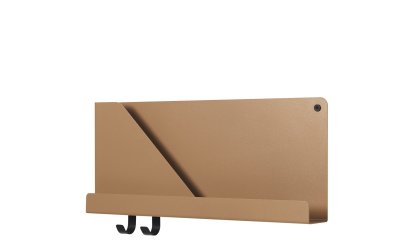 Folded Wandregal, H 22 x B 51 cm, Burnt Orange