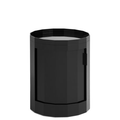 Facet Container, H 49 x Ø 38 cm, Anthrazit