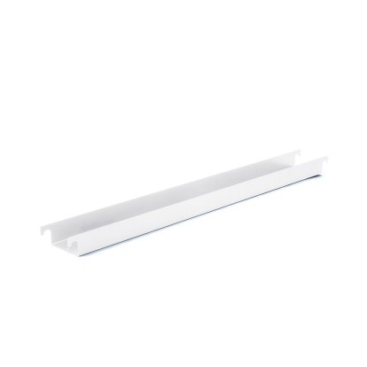 Kabelrinne für Eiermann Tischgestelle, Für Tischgestell 110 cm (Eiermann 1), Weiß