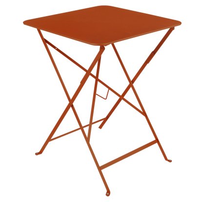 Bistro Klapptisch eckig, H 74 x B 57 x T 57 cm, Kandierte Orange