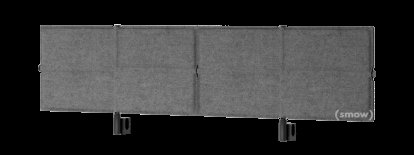 USM Privacy Panels Tischblende, Für USM Haller Tisch klassisch, 150 cm, Anthrazitgrau
