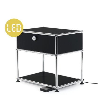 USM Haller E Nachttisch mit dimmbarem Licht