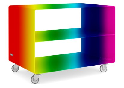 Rollwagen R 103, Einfarbig, Wunschfarbe (RAL Classic), Industrierollen