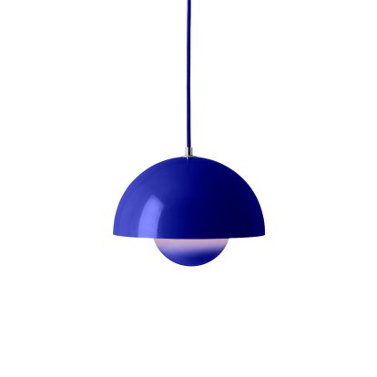 Flowerpot VP1 Pendelleuchte, Cobalt blue