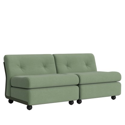 Amanta 2-Sitzer Sofa, Bottle green / Osumi 27