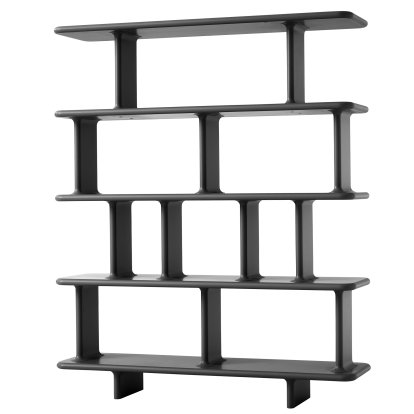 Archivo Regal, Black grey, H 168 cm