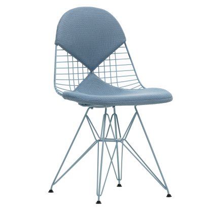Kissen für Wire Chair (DKR/DKW/DKX/DKL/LKR), Sitz- und Rückenkissen (Bikini), Apollo, Horizontblau / hellgrau