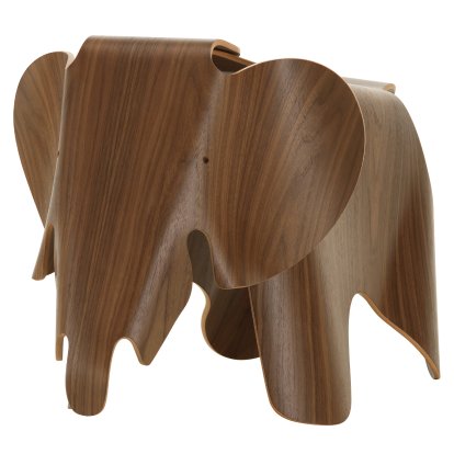 Eames Elephant Plywood, Nussbaum natur
