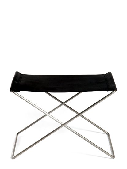 Ox Stool, Schwarz, Edelstahl