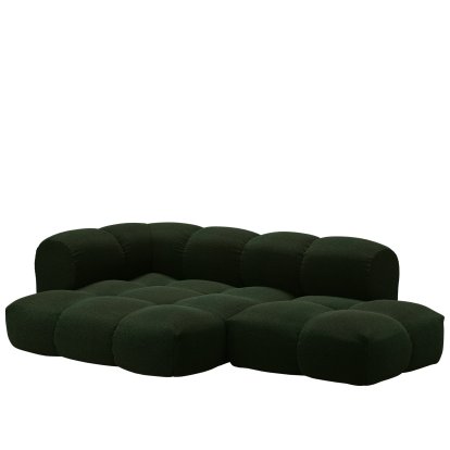 Sander Sofa Design 6, Armlehne links, Hug Me - Moosgrün 032
