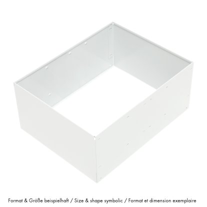 USM Einlegerahmen für USM Haller Ausziehtür, 75 x 50 x 35, Reinweiß RAL 9010