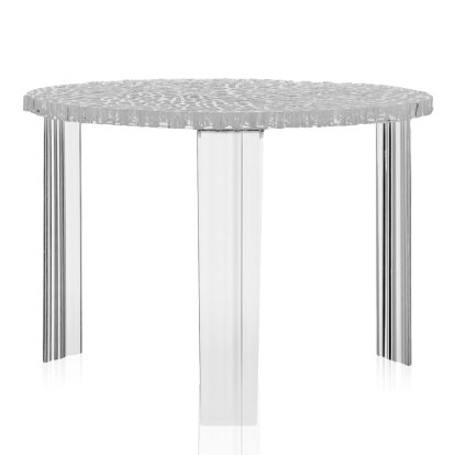 T-Table Beistelltisch, 36 cm, Transparent, Glasklar