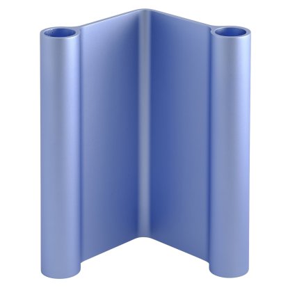 Pair Kerzenhalter, Light blue, H 18 cm