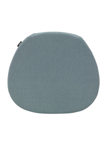 Soft Seats Sitzauflagen, Typ B (B 41,5 x T 37 cm), Stoff Simmons (outdoor), Weiß / Stahlblau