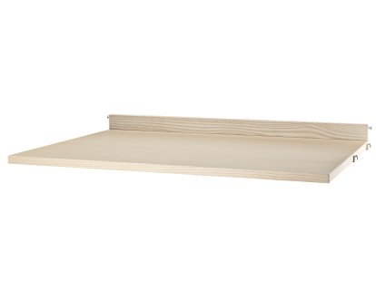 String System Schreibtischplatte, Eschefurnier