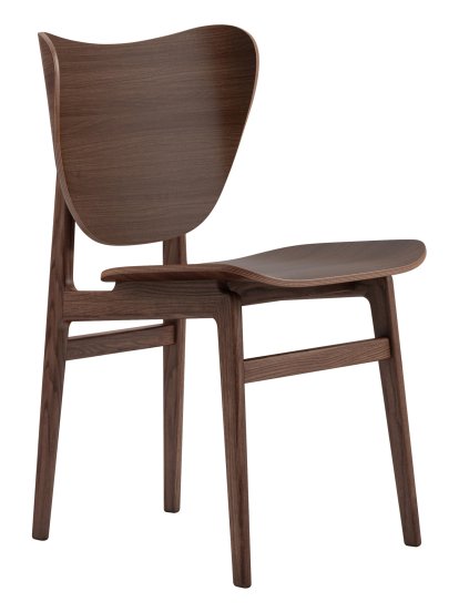 Elephant Dining Chair, Eiche dunkel geräuchert, Ohne Sitzpolster