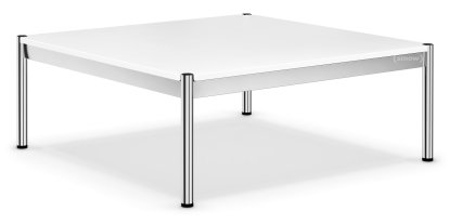 USM Haller Couchtisch, 100 x 100 cm, MDF (USM Farben), Reinweiß RAL 9010