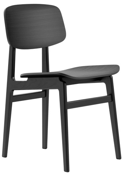 NY11 Dining Chair, Eiche schwarz lackiert