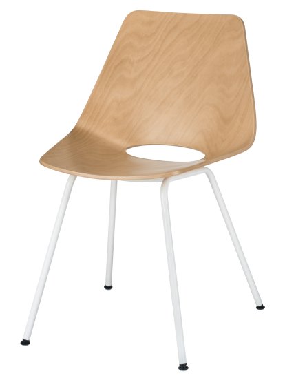 S 661, Buche gebeizt natur (TP 17), Reinweiß (RAL 9010)