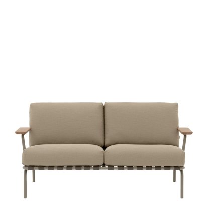 Settle Outdoor 2-Sitzer-Sofa, Taupe, Ribbed Weave 5