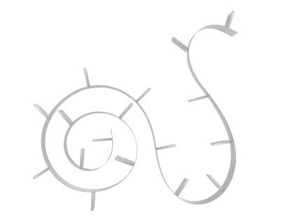 Bookworm Bücherregal, 17, Undurchsichtig, Aluminium