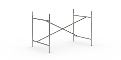 Eiermann 1 Tischgestell , Stahl farblos, mittig, 110 x 66 cm, Mit Verlängerung (Höhe 72-85 cm)