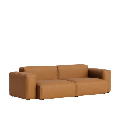 Mags Soft Sofa Kombination 1, 2,5 Sitzer, Leder Sense - cognac