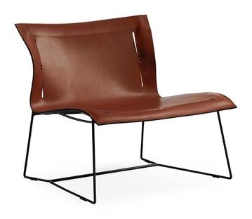 Cuoio Lounge Sessel Leder Saddle maron